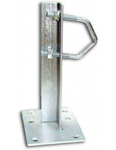 SOPORTE EN T DE PARED GALVANIZADO PARA MASTIL WIFI
