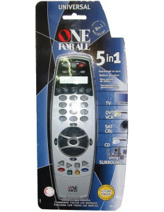 MANDO TV UNIVERSAL 5 EN 1 ONE FOR ALL