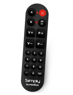 MANDO DISTANCIA TV PROGRAMABLE SUPERIOR SIMPLY-NUM