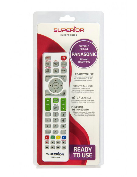 MANDO DISTANCIA SUPERIOR SMART TV PANASONIC BLANCO