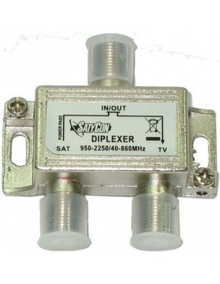 MEZCLADOR/SEPARADOR SATELITE Y TDT 2E/1S SATYCON