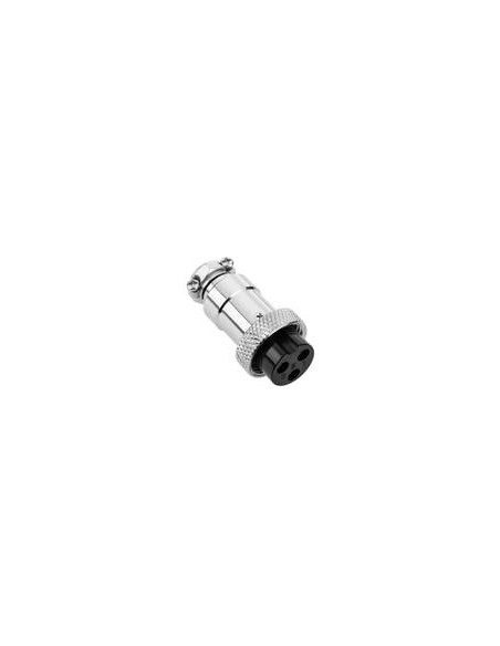 CONECTOR L70-78 GX16 3 PINES HEMBRA  AEREO CABLE