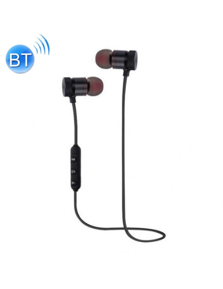 AURICULARES MAGNETICO SPORT BLUETOOTH STEREO NEGRO