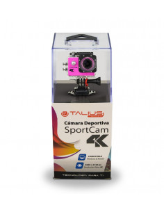 CAMARA DEPORTIVA SPORT CAM TALIUS 4K WIFI ROSA