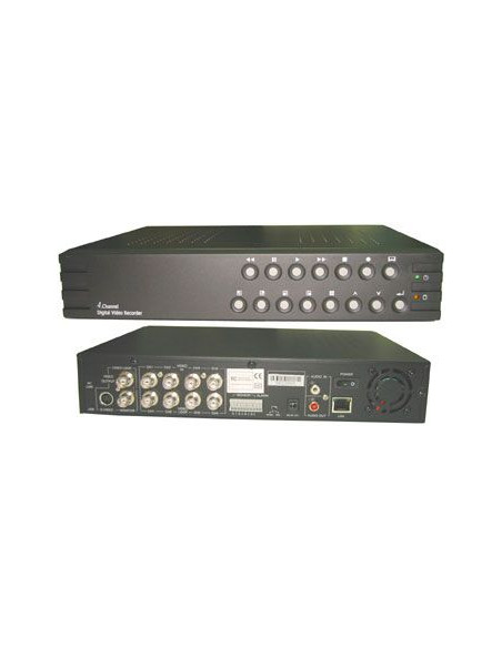 GRABADOR VIDEO VIGILANCIA PARA 4 CAMARAS RED 160GB