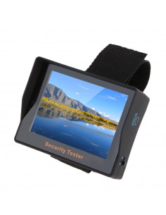 MONITOR COMPROBADOR CAMARAS CCTV 3 5  ANALOGICO