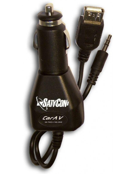 EMISOR FM PARA COCHE SATYCON 2 FRECUENCIAS