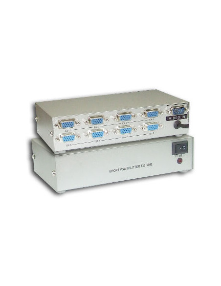 DUPLICADOR SPLITTER VGA X8 150 MHZ MOD 1508