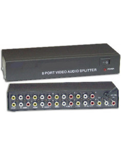 DUPLICADOR SPLITTER RCAs X8 130 MZH MOD 18AV