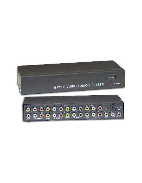 DUPLICADOR SPLITTER RCAs X8 130 MZH MOD 18AV