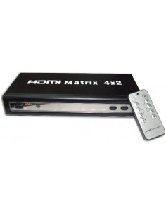 CONMUTADOR MATRIX 4 ENTRADAS 2 SALIDAS HDMI 1080P
