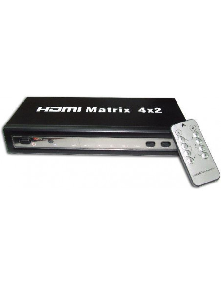 CONMUTADOR MATRIX 4 ENTRADAS 2 SALIDAS HDMI 1080P