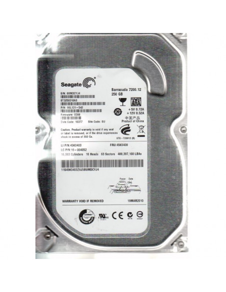 SEAGATE PIPELINE 320GB SATA 3 5 7200RPM