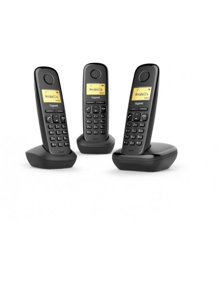 TELEFONO DECT GIGASET A170 INALAMBRICO TRIO NEGRO