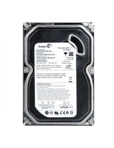 DISCO DURO HDD 3 5  SATA 80GB SEAGATE ST380815AS