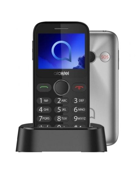 TELEFONO MOVIL ALCATEL 2020X PARA MAYORES NEGRO PL