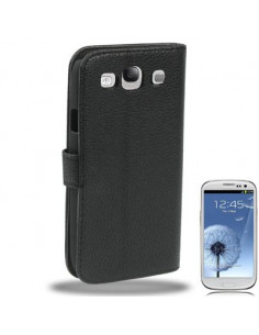 FUNDA PROTECTORA SAMSUNG i9300 / GALAXY S3 NEGRO