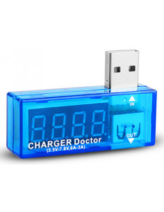 COMPROBADOR MEDIDOR DE CORRIENTE Y VOLTAJE USB