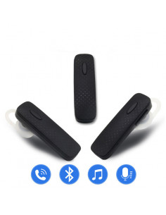 AURICULAR MANOS LIBRES BLUETOOTH BT4 1X2 NEGRO