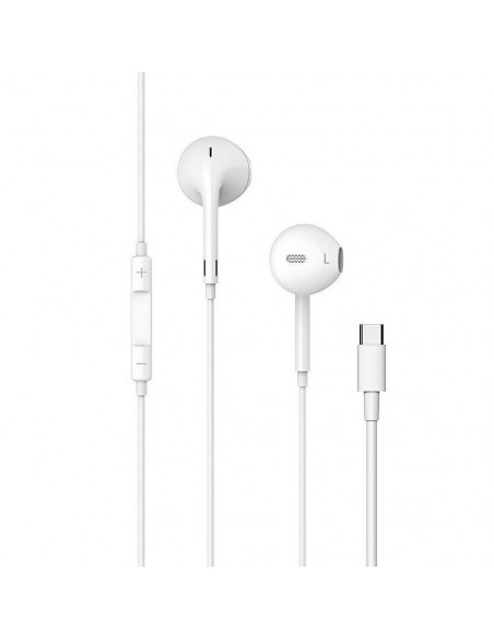 AURICULARES MANOS LIBRES JELLICO X5C TIPO-C USB-C