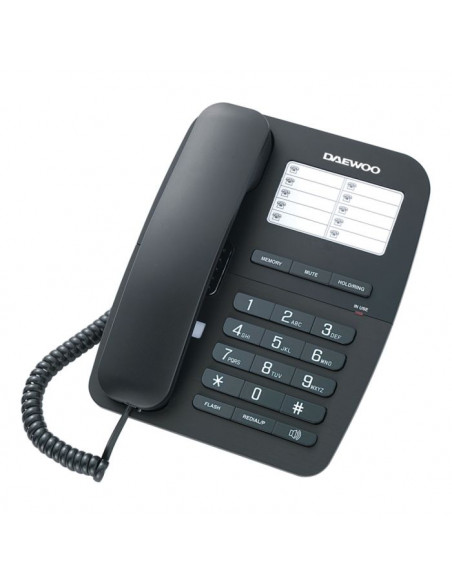 DAEWOO DTC 240 TELÉFONO ANALÓGICO NEGRO TELÉFONO