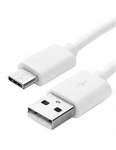 CABLE DATOS Y CARGA USB 2 0 AM TIPO-C 1 8M BLANCO