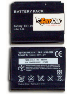 BATERIA MOVIL SONY ERICSON BST-39
