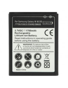 BATERIA SAMSUNG GALAXY W I8150 S5820 EB484659VU