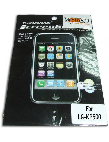 PEGATINA/PROTECTOR PANTALLA LG KP500