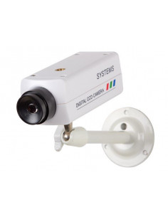 CAMARA SIMULADA SATYCON CCTV COLOR BLANCO HQ