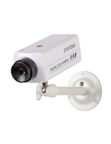 CAMARA SIMULADA SATYCON CCTV COLOR BLANCO HQ