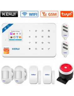 KIT DE SEGURIDAD ALARMA KERUI W18 WIFI-GSM CON APP