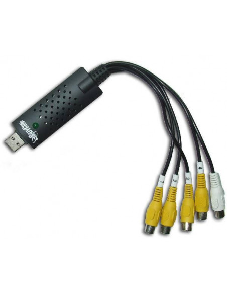 CAPTURADORA VIDEO USB 4 CAMARAS AUD SATYCON CAP400