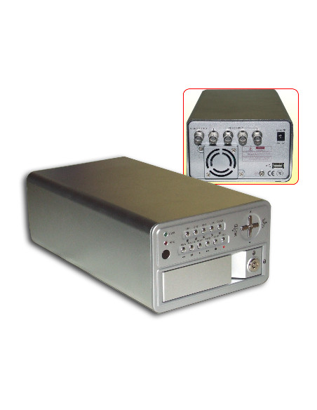 GRABADOR VIDEOVIGILANCIA 4 CAMARAS RACK 160GB