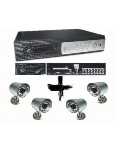 KIT GRABADOR VIDEOVIGILANCIA 16 CAMARAS 16CAM BULL