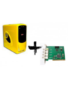 PC VIDEOVIGILANCIA 4 CAMARAS AMD 2GB 160GB P4125
