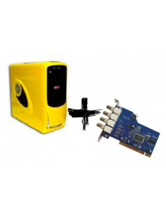 PC VIDEOVIGILANCIA 4 CAMARAS AMD 2GB 160GB P4025