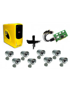 PC VIDEOVIGILANCIA 8 CAMARAS P81200   8 CAM IR15