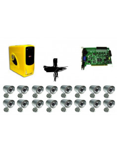 PC VIDEOVIGILANCIA 16 CAMARAS P16125   16 CAM 15IR