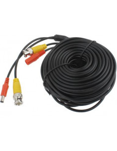 CABLE VIDEOVIGILANCIA CON ALIMENTACION 10M NEGRO