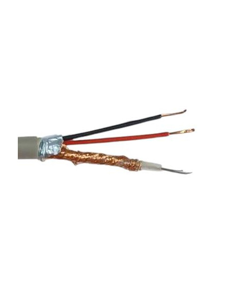 CABLE COAXIAL RG59 FLEXIBLE   ALIMENTACION DC 100M