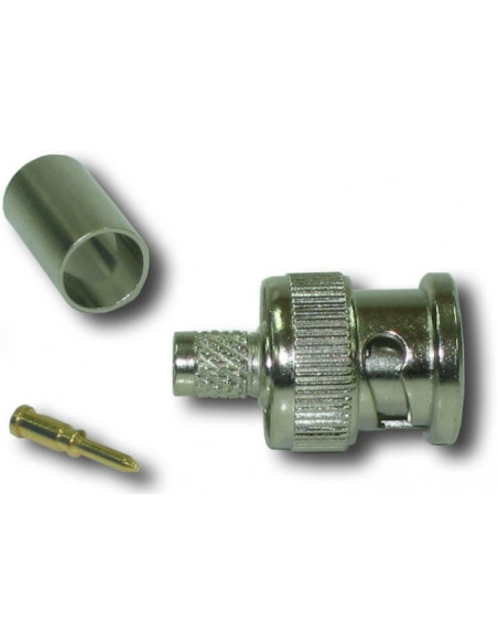 CONECTOR BNC PARA CRIMPAR