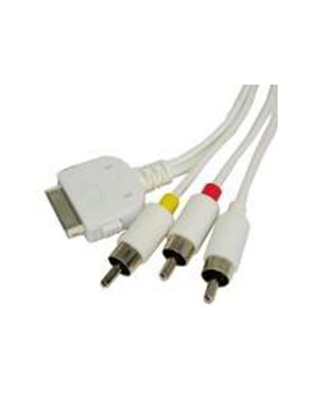 CABLE AV  3XRCA  PARA IPHONE SATYCON