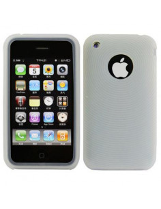 FUNDA DE SILICONA TRANSPARENTE PARA IPHONE 3