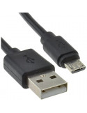 CABLE DATOS Y CARGA USB A MICRO USB 0.3m
