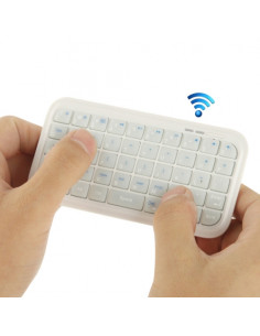 TECLADO BLUETOOTH IPAD / IPHONE / ANDROID BLANCO