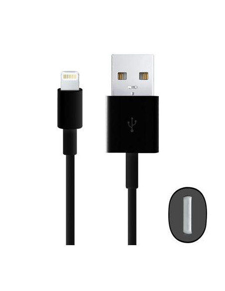 CABLE COMPATIBLE LIGHTNING IPHONE 3M NEGRO IOS8 1