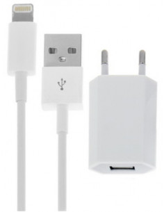 CARGADOR CASA LIGHTNING COMPATIBLE IPHONE IPAD