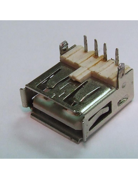 CONECTOR USB AF PARA SOLDAR PCB HORIZONTAL USADO