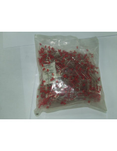 ARDUINO - LEDS 3MM COLOR ROJO x1000 UNIDADES